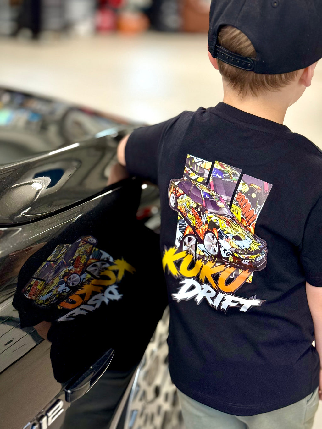 KU-KU DRIFT dizaina bērnu t-krekls