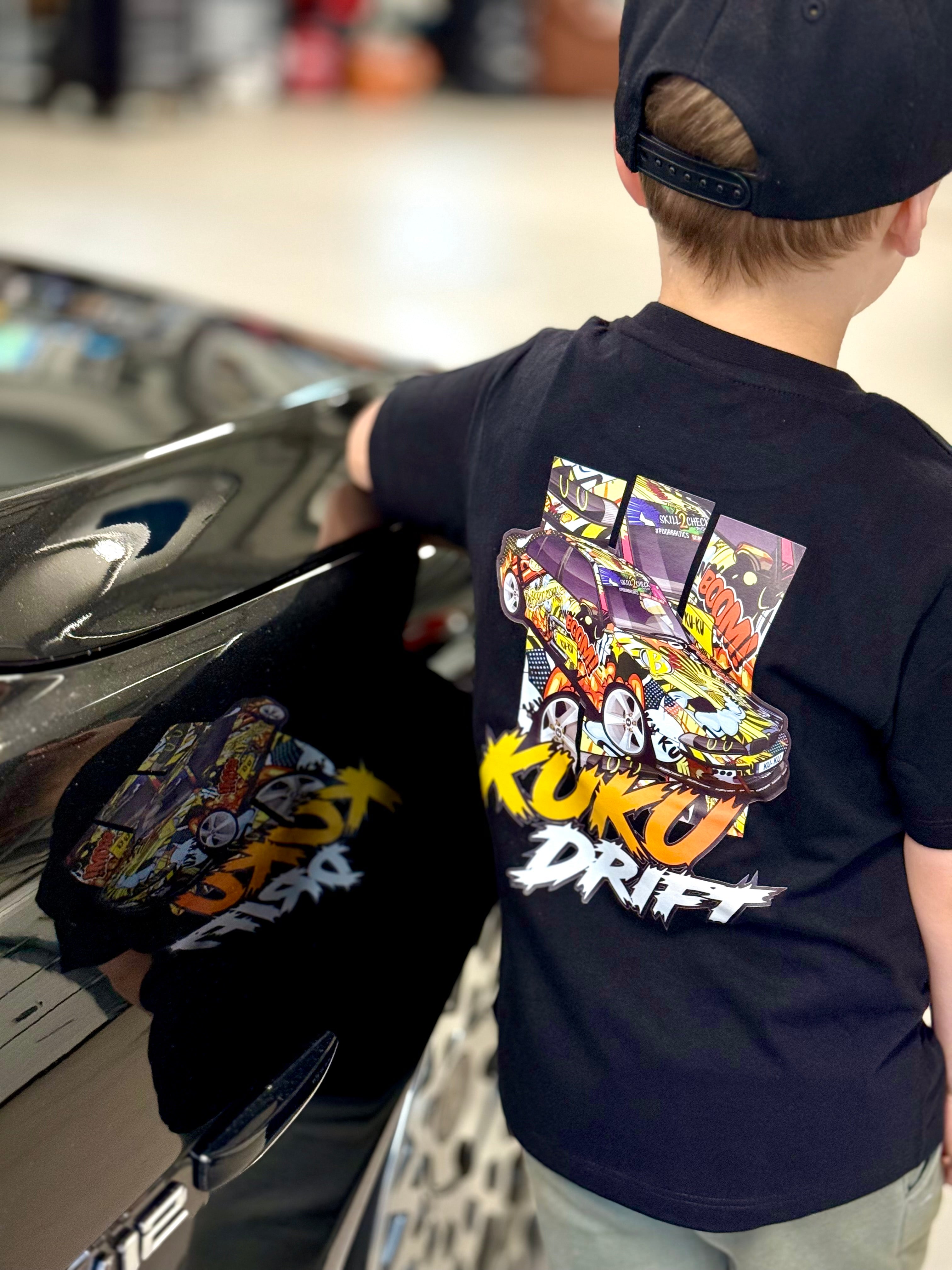 KU-KU DRIFT dizaina bērnu t-krekls