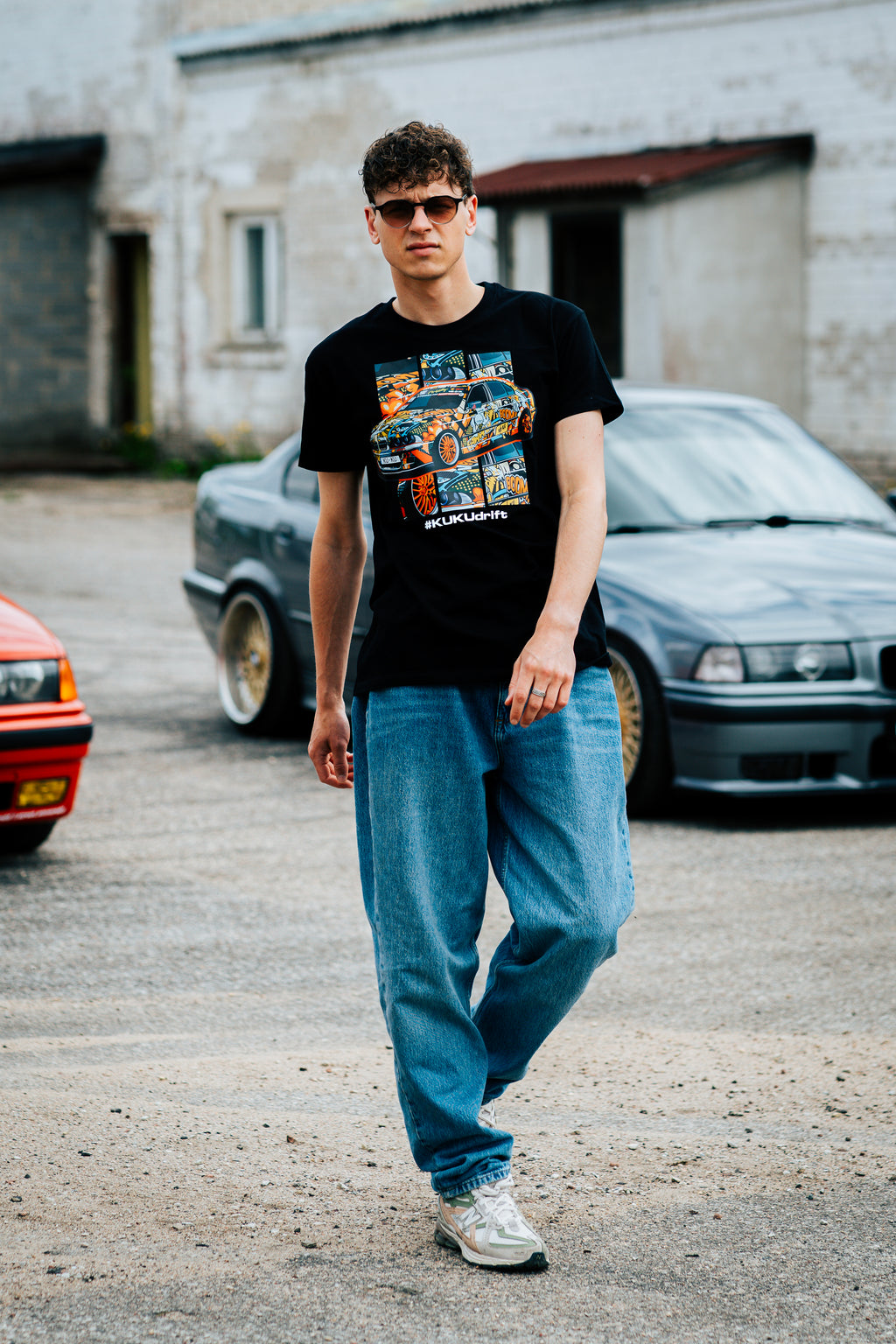 KU-KU DRIFT T-krekls melns