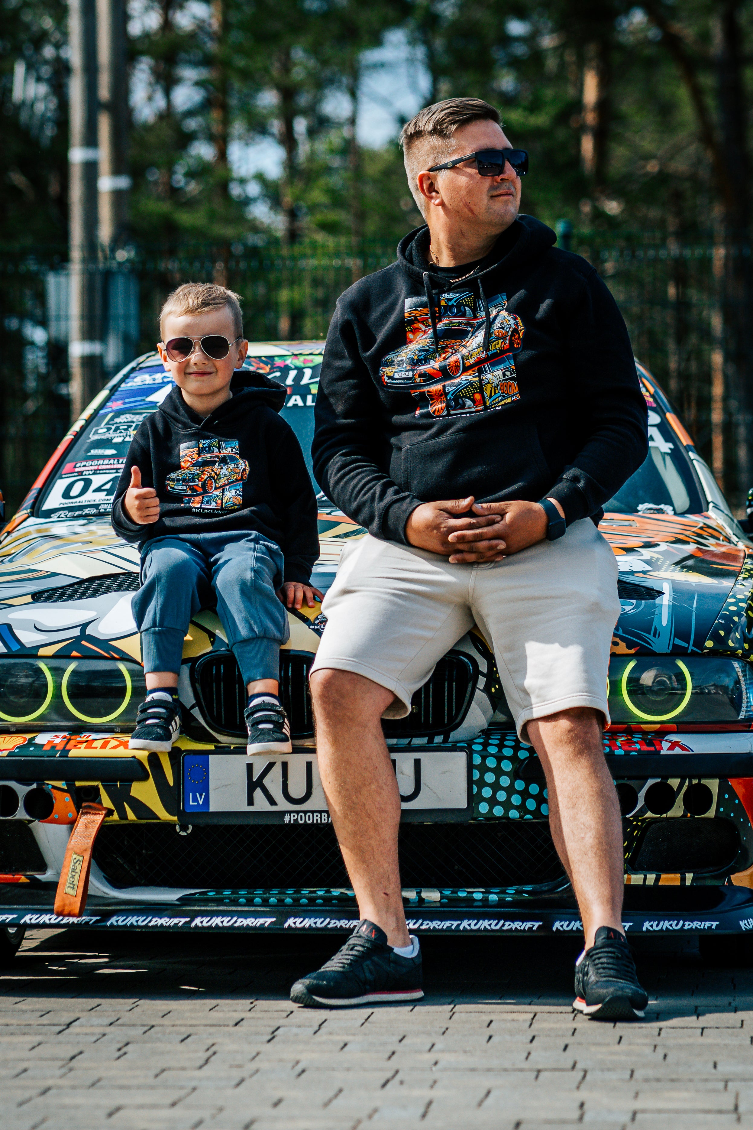 KUKU-DRIFT kapučjaka melna bērnu